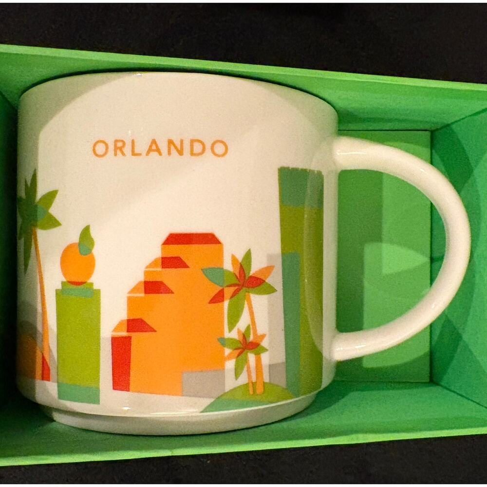 NWT Starbucks You Are Here Collection Coffee Mug Orlando